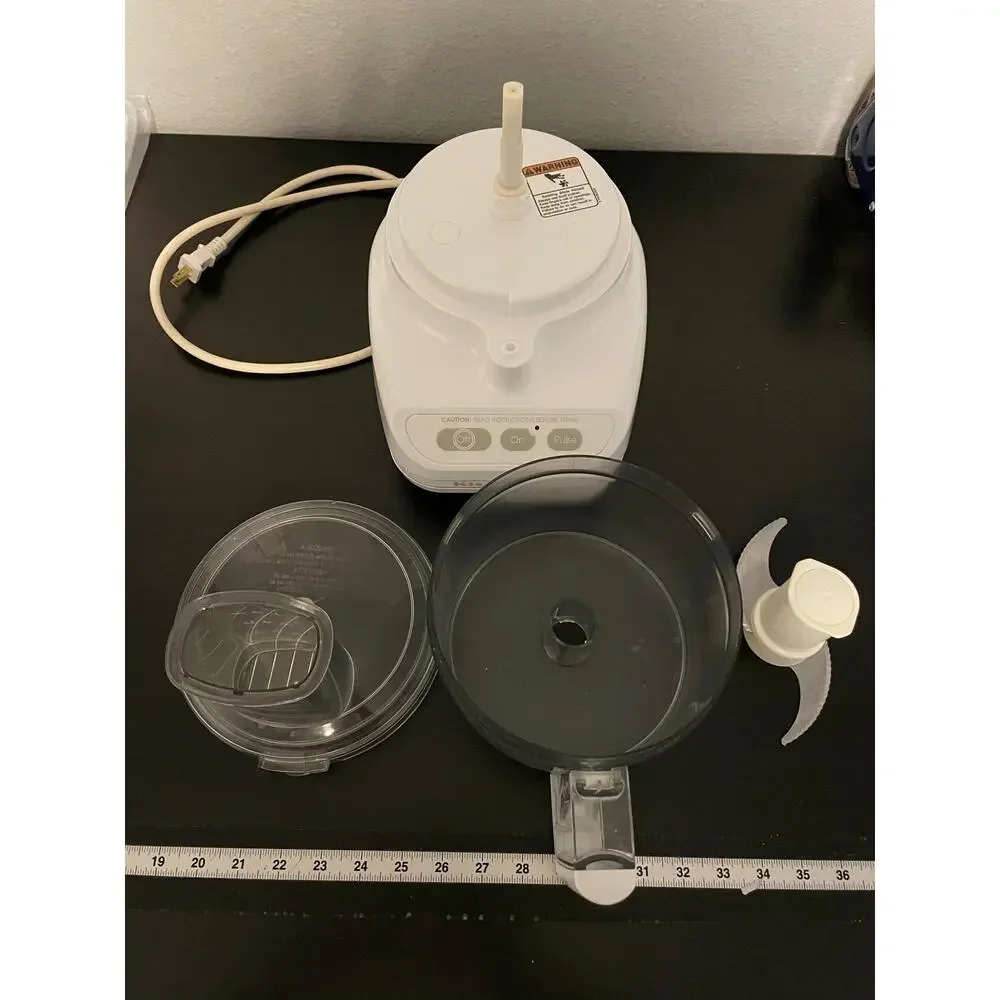 KitchenAid KFP600WW Ultra Power Food Processor White Bowl Lid S Blade France